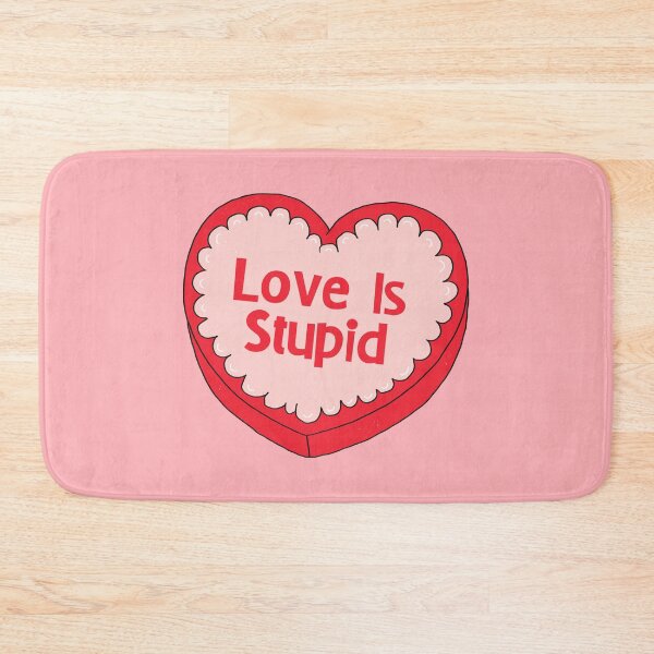 Item preview, Love Is Stupid, Heart-Shaped Candy Box designed and sold by yellowflowerhut.