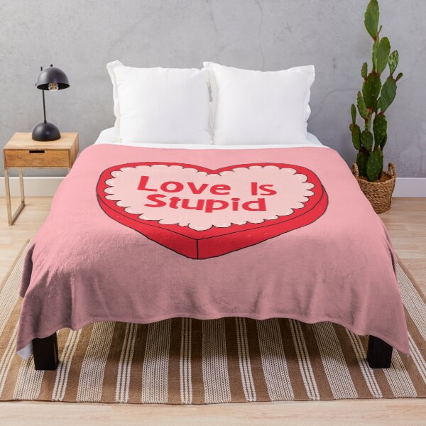 Item preview, Love Is Stupid, Heart-Shaped Candy Box designed and sold by yellowflowerhut.