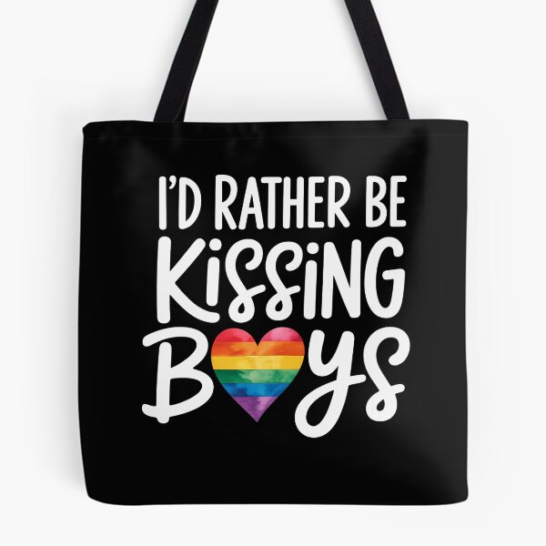 Item preview, I'd Rather Be Kissing Boys Gay LGBT designed and sold by sailorjessiArt.