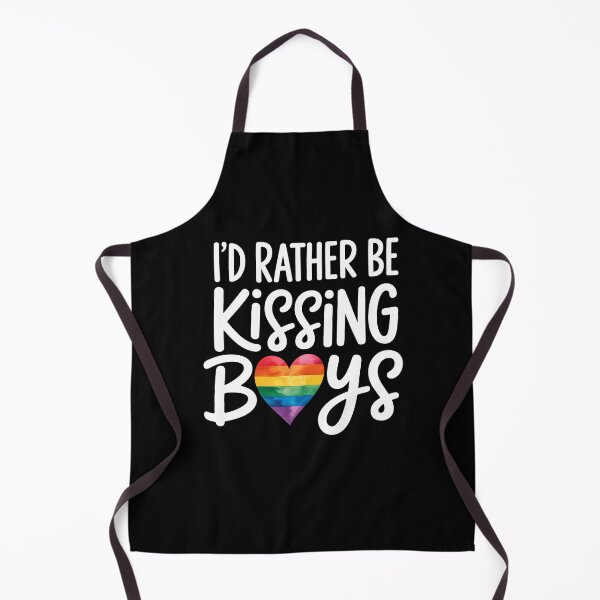 Item preview, I'd Rather Be Kissing Boys Gay LGBT designed and sold by sailorjessiArt.