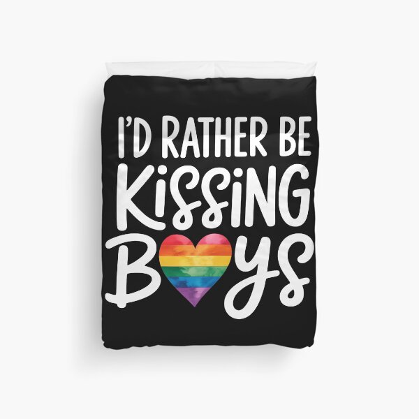 Item preview, I'd Rather Be Kissing Boys Gay LGBT designed and sold by sailorjessiArt.