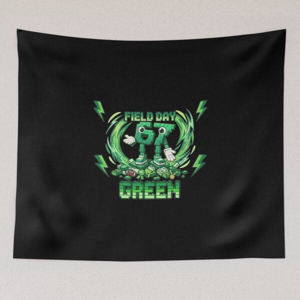 Item preview, Field Day Green Team Funny 67 Six Seven Game Sports Day Kids designed and sold by cass-vale-lab.