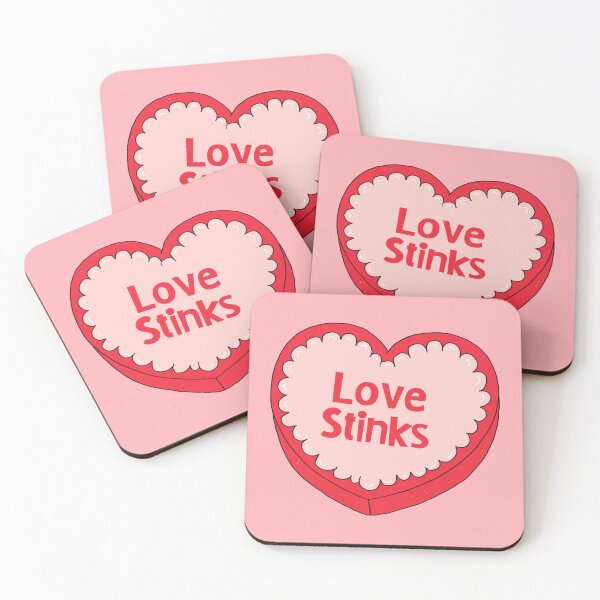Item preview, Love Stinks, Heart-Shaped Candy Box designed and sold by yellowflowerhut.