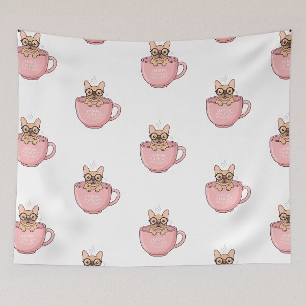 Item preview, French Bulldog Coffee Club Funny Frenchie Dog Mom Caffeine designed and sold by PictoVibe.