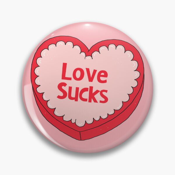 Item preview, Love Sucks, Heart-Shaped Candy Box designed and sold by yellowflowerhut.