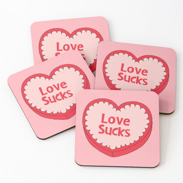 Item preview, Love Sucks, Heart-Shaped Candy Box designed and sold by yellowflowerhut.