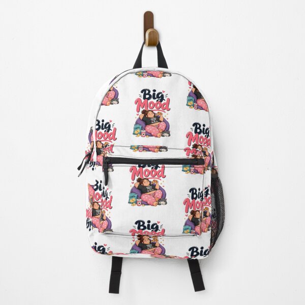 Item preview, Big Mood Snacks Peace and No Rush Funny Lazy Girl designed and sold by Sitred123.