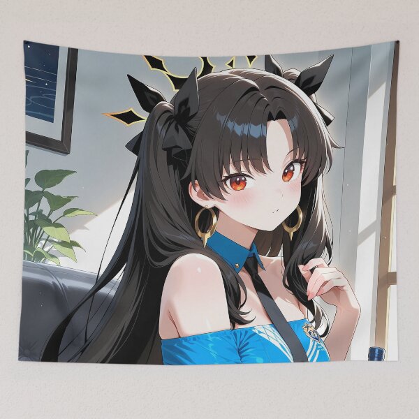 Item preview, Archer Ishtar Fate Grand Order Sunlit Blue Room Charm designed and sold by SuperTeamCanada.