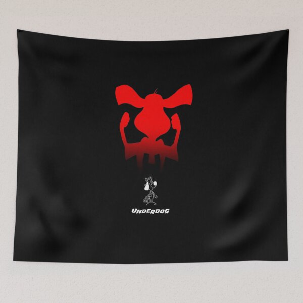Item preview, Underdog Cartoon Superhero Red Silhouette Minimalist designed and sold by Moonpaw-Whimsy.