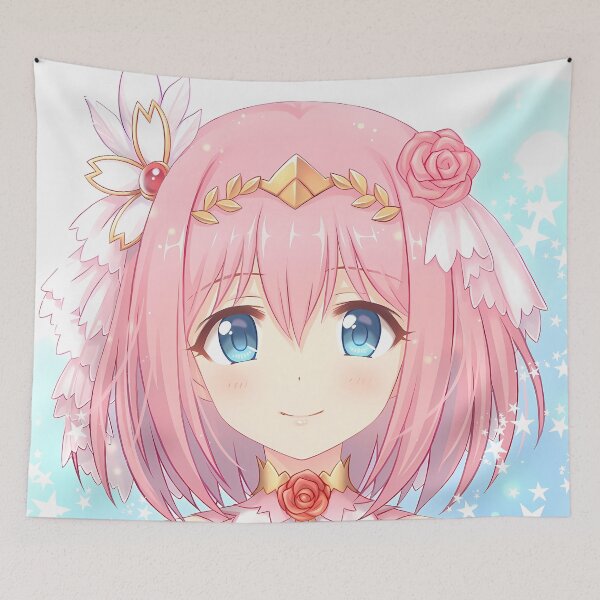 Item preview, Yui Princess Connect Angel Pink Starry Smile designed and sold by SuperTeamCanada.