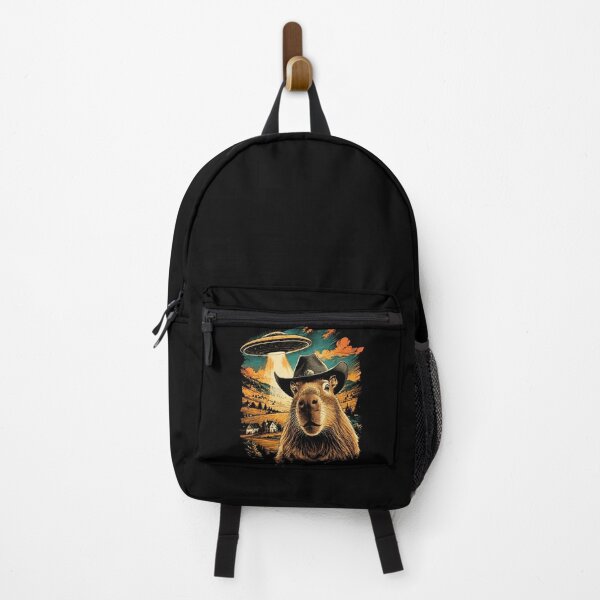 Item preview, Cowboy Capybara Selfie Alien UFO Abduction Vintage Western designed and sold by Vermanartist.