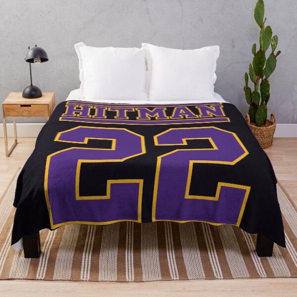 Item preview, Hitman 22 Football Purple Gold Fan Pride designed and sold by YggOutfitters.