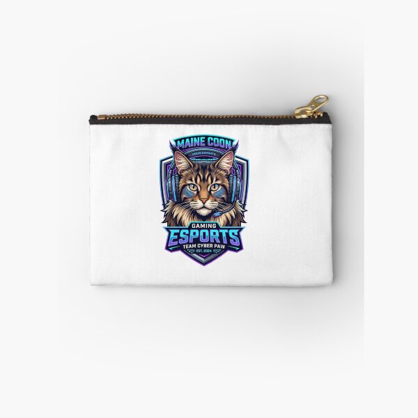 Item preview, Maine Coon Gaming Society Cute Gamer Cat Esports Twitch designed and sold by PictoVibe.