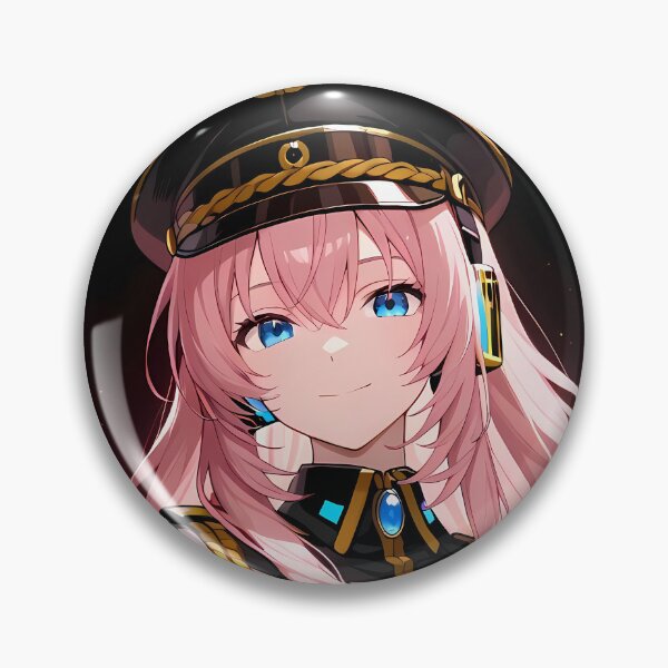 Item preview, Megurine Luka Vocaloid Captain Style Pink Hair Futuristic Uniform designed and sold by SuperTeamCanada.