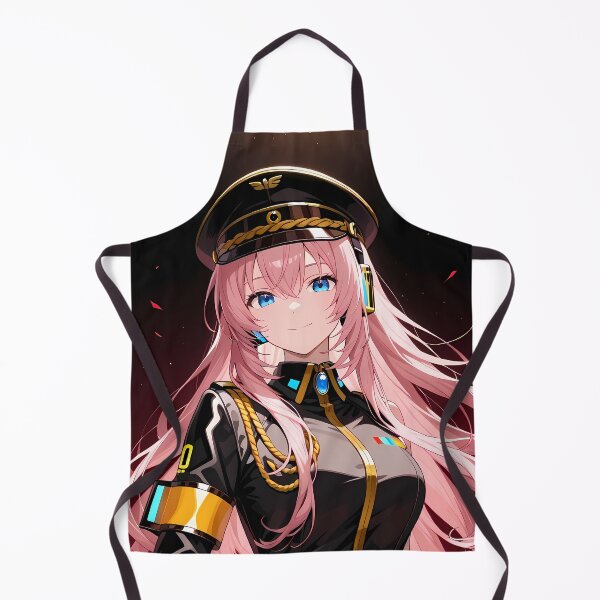 Item preview, Megurine Luka Vocaloid Captain Style Pink Hair Futuristic Uniform designed and sold by SuperTeamCanada.
