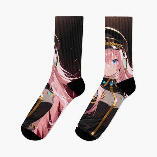 Item preview, Megurine Luka Vocaloid Captain Style Pink Hair Futuristic Uniform designed and sold by SuperTeamCanada.