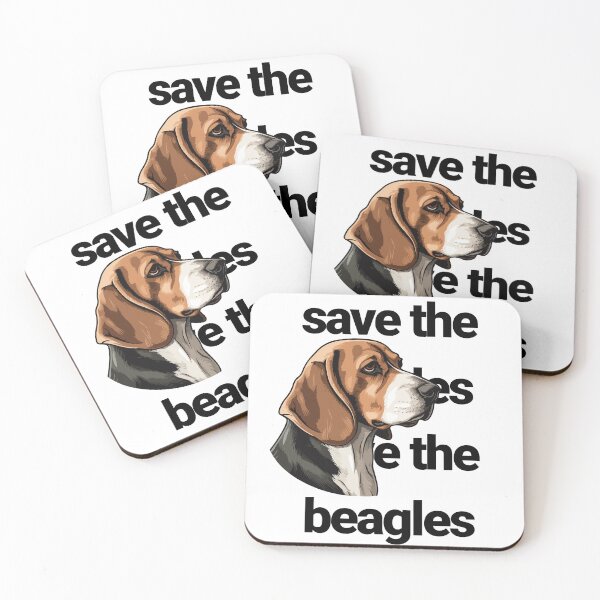 Item preview, Save the Beagles, Against Animal Testing, Animal Welfare, Dog Lover designed and sold by petalandarmour.
