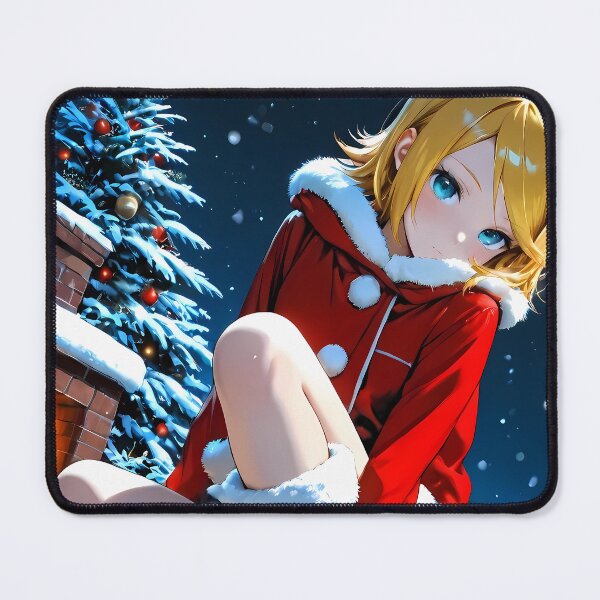 Item preview, Kagamine Rin Vocaloid Winter Christmas Snowy Night Pose designed and sold by SuperTeamCanada.