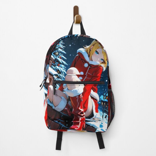 Item preview, Kagamine Rin Vocaloid Winter Christmas Snowy Night Pose designed and sold by SuperTeamCanada.