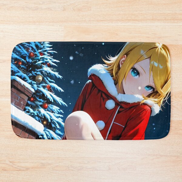 Item preview, Kagamine Rin Vocaloid Winter Christmas Snowy Night Pose designed and sold by SuperTeamCanada.
