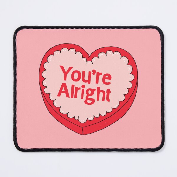 Item preview, You’re Alright, Heart-Shaped Candy Box designed and sold by yellowflowerhut.