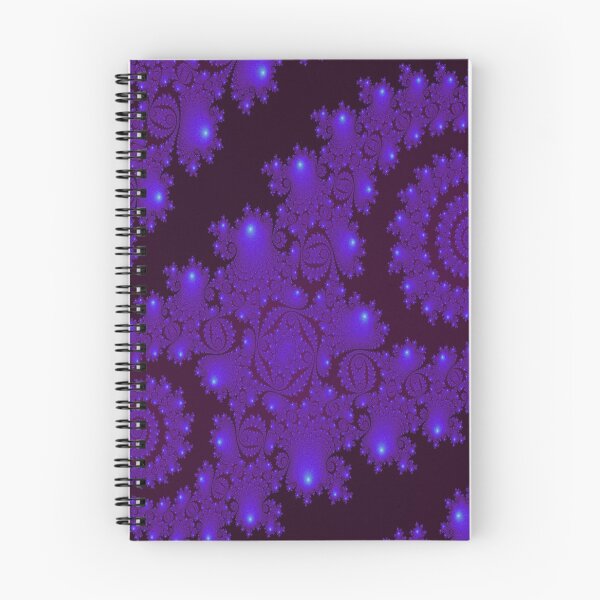 Item preview, Blue and Black Spiral Fractal Patterns designed and sold by MurphyMorganGifts.