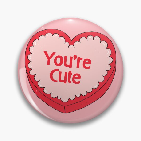 Item preview, You’re Cute, Heart-Shaped Candy Box designed and sold by yellowflowerhut.
