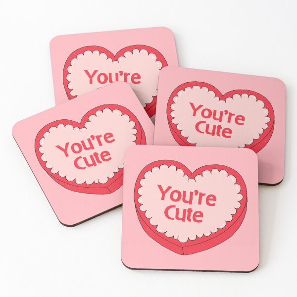 Item preview, You’re Cute, Heart-Shaped Candy Box designed and sold by yellowflowerhut.