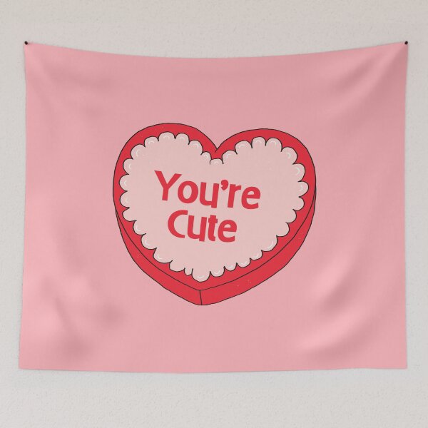 Item preview, You’re Cute, Heart-Shaped Candy Box designed and sold by yellowflowerhut.