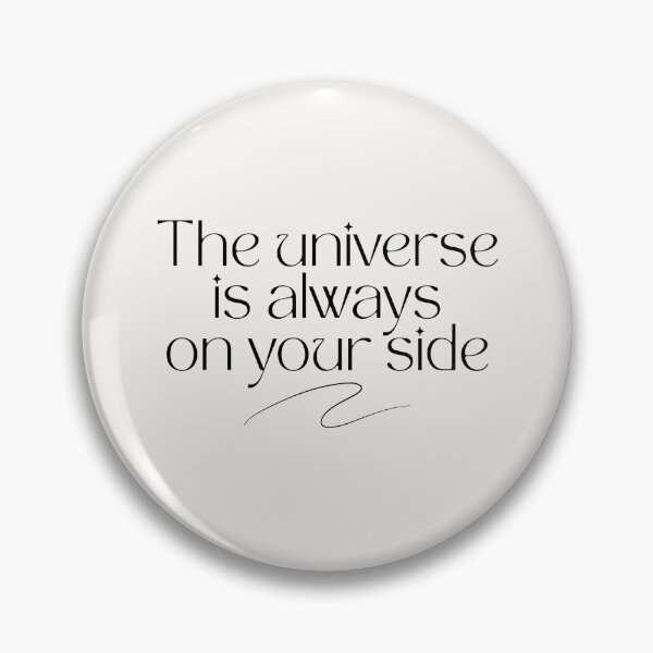 Item preview, Positive Universe Manifestation Affirmation Quote Typography Design designed and sold by SpringTeaDesigns.