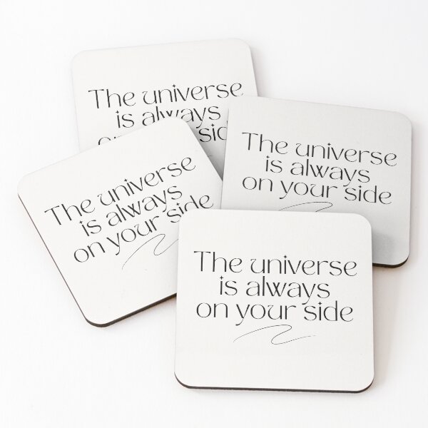 Item preview, Positive Universe Manifestation Affirmation Quote Typography Design designed and sold by SpringTeaDesigns.