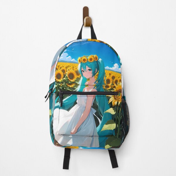 Item preview, Hatsune Miku VOCALOID Sunflower Crown Summer Field designed and sold by SuperTeamCanada.