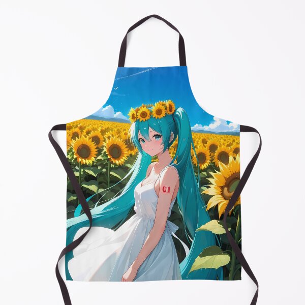 Item preview, Hatsune Miku VOCALOID Sunflower Crown Summer Field designed and sold by SuperTeamCanada.