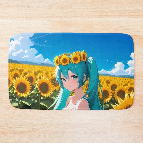 Item preview, Hatsune Miku VOCALOID Sunflower Crown Summer Field designed and sold by SuperTeamCanada.