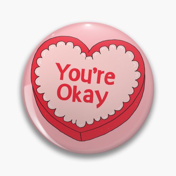 Item preview, You’re Okay, Heart-Shaped Candy Box designed and sold by yellowflowerhut.
