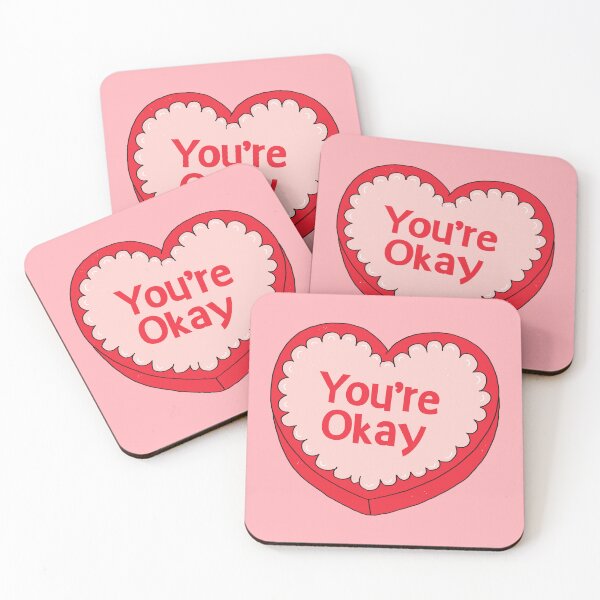 Item preview, You’re Okay, Heart-Shaped Candy Box designed and sold by yellowflowerhut.