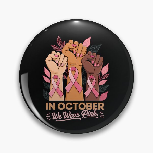 Item preview, in October we wear Pink Breast Cancer Awareness designed and sold by sailorjessiArt.