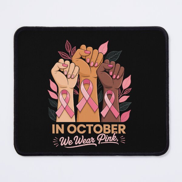 Item preview, in October we wear Pink Breast Cancer Awareness designed and sold by sailorjessiArt.