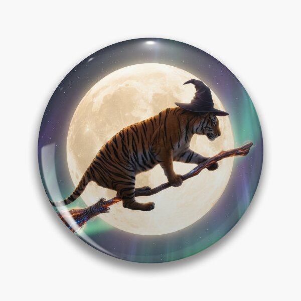 Item preview, Tiger Under a Full Moon designed and sold by Tridentulus.