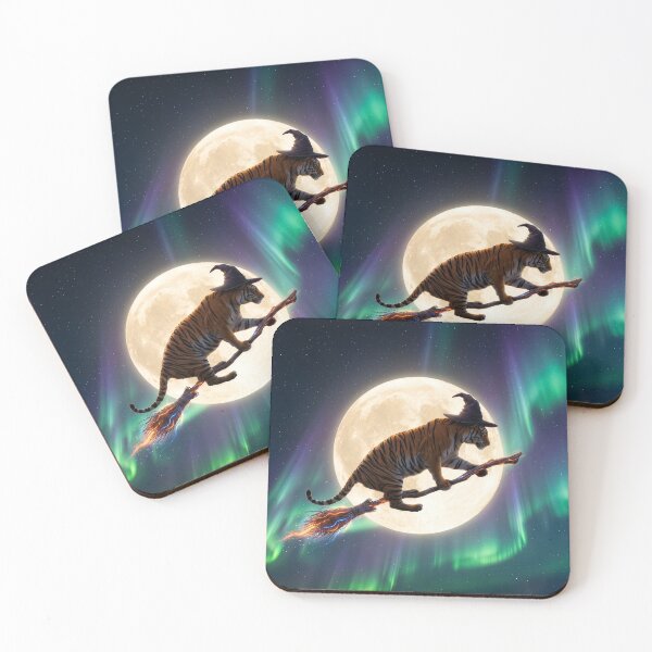 Item preview, Tiger Under a Full Moon designed and sold by Tridentulus.