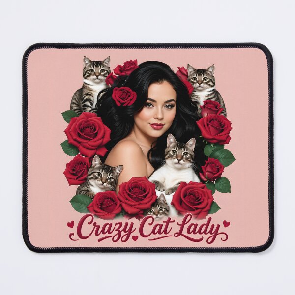 Item preview, Purrfectly Crazy Cat Lady designed and sold by Stubblejumper Artworks.