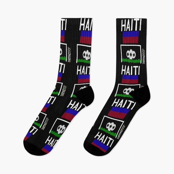Item preview, Despacito® Haiti Flag Black White Ball Design Text designed and sold by DespacitoBrand.