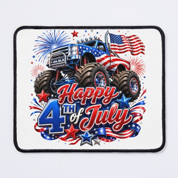 Item preview, Monster truck 4th of July design designed and sold by manytshirts.