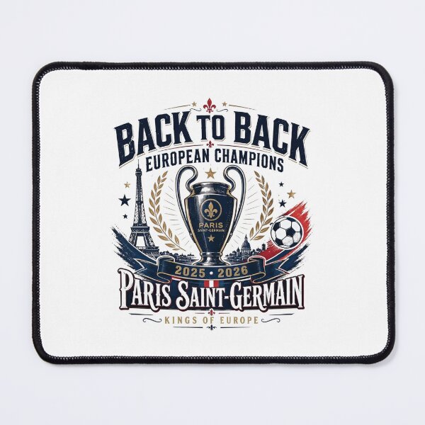 Item preview, PSG Back To Back Champions Graphic Soccer Fan Gift designed and sold by SabrinaMRowe.