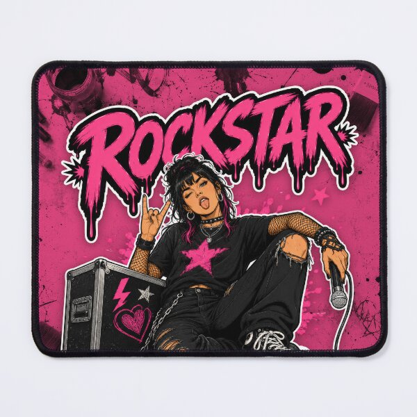 Item preview, The rockstar: that girl who wants to conquer the world. designed and sold by ImagineThisOne.