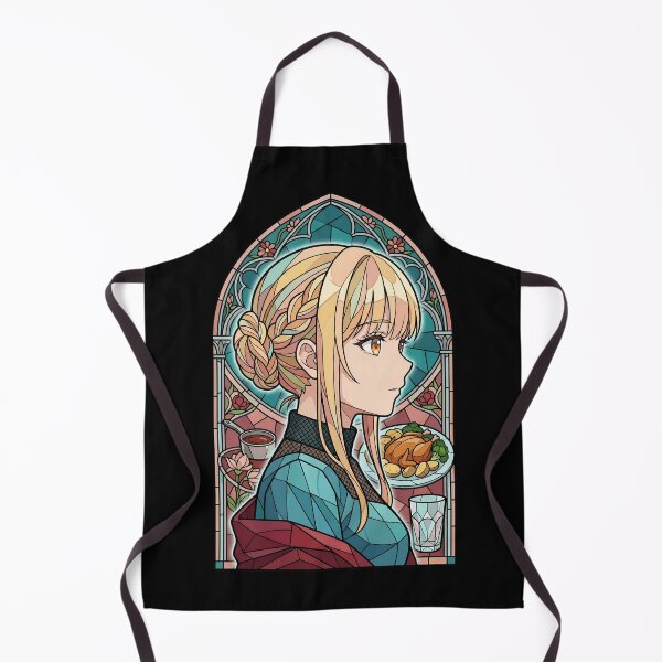 Item preview, Mahiru Shiina Angel Next Door Cozy Stained Glass Anime Girl designed and sold by mildaclairmo.
