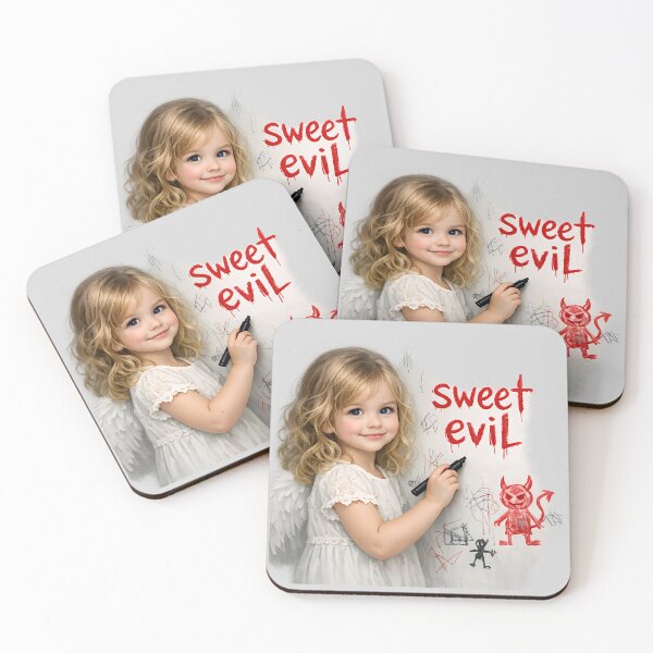 Item preview, Sweet Evil – Angelic Little Girl designed and sold by FilBlue.