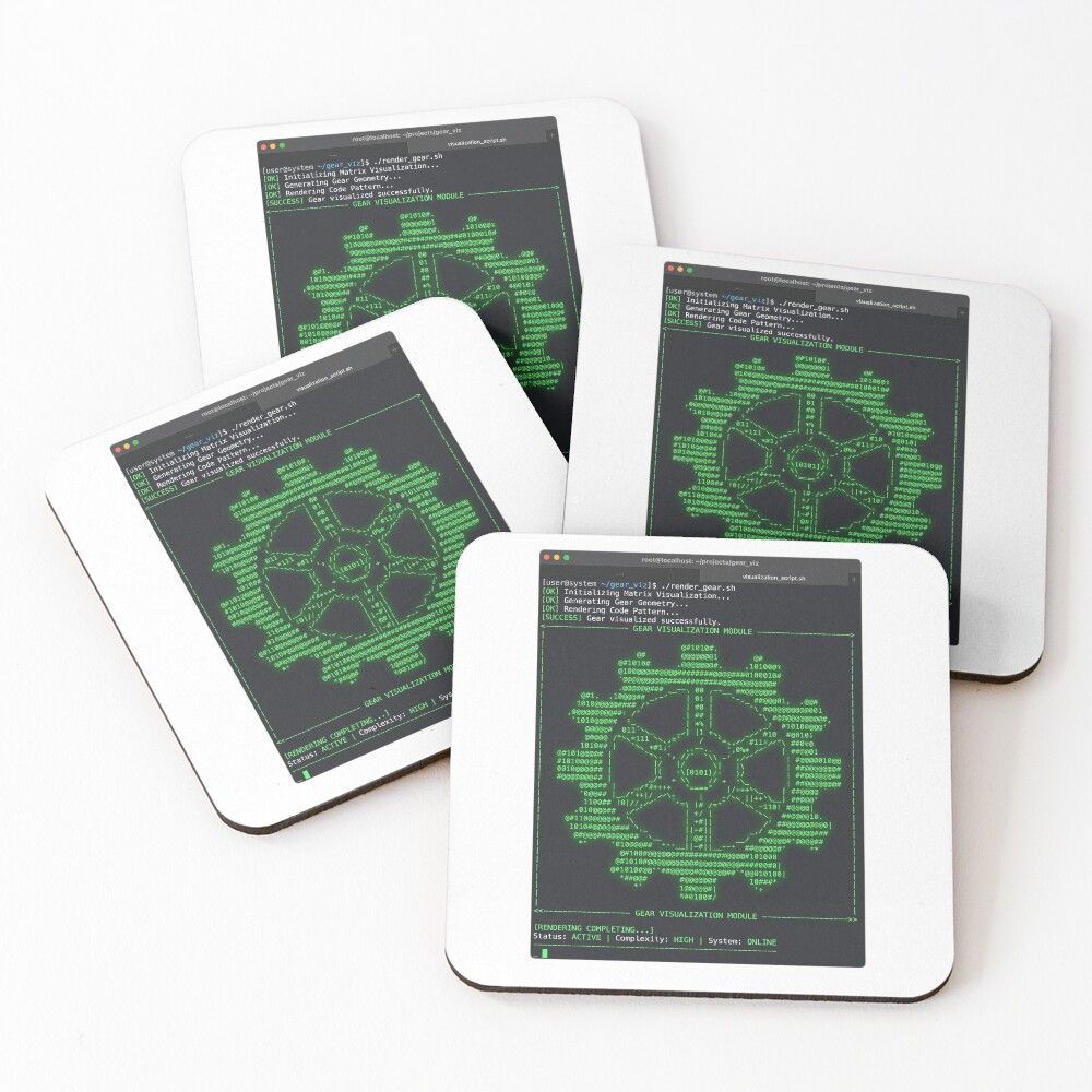 Item preview, Coasters (Set of 4) designed and sold by PictoVibe.