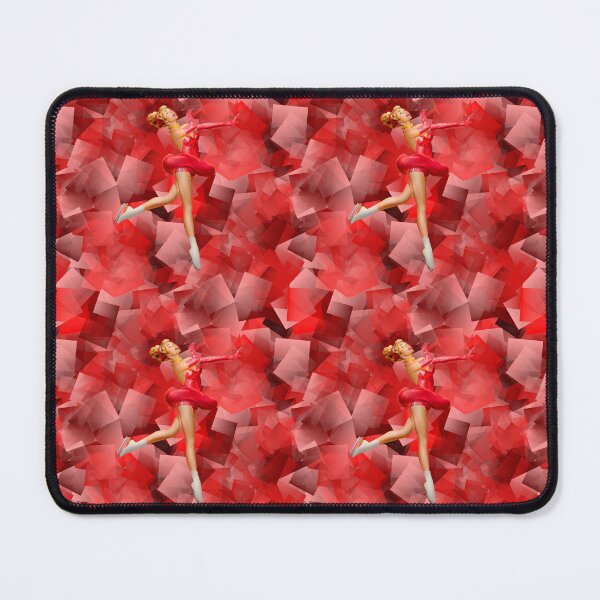 Item preview, Pattern - Red Cubism with Ice Skater designed and sold by ZepoPublishing.
