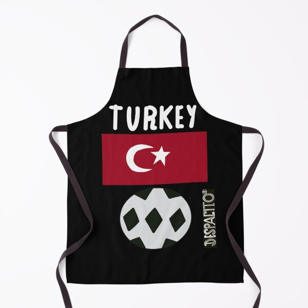 Item preview, \Despacito® Turkey Flag Black White Ball Design Text designed and sold by DespacitoBrand.